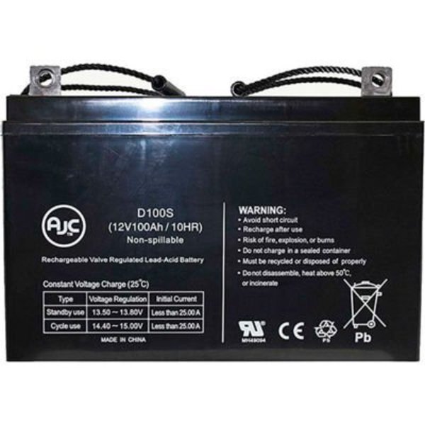 Battery Clerk AJC  GS Portalac PWL12V100FT 12V 100Ah Sealed Lead Acid Battery AJC-D100S-A-1-155791